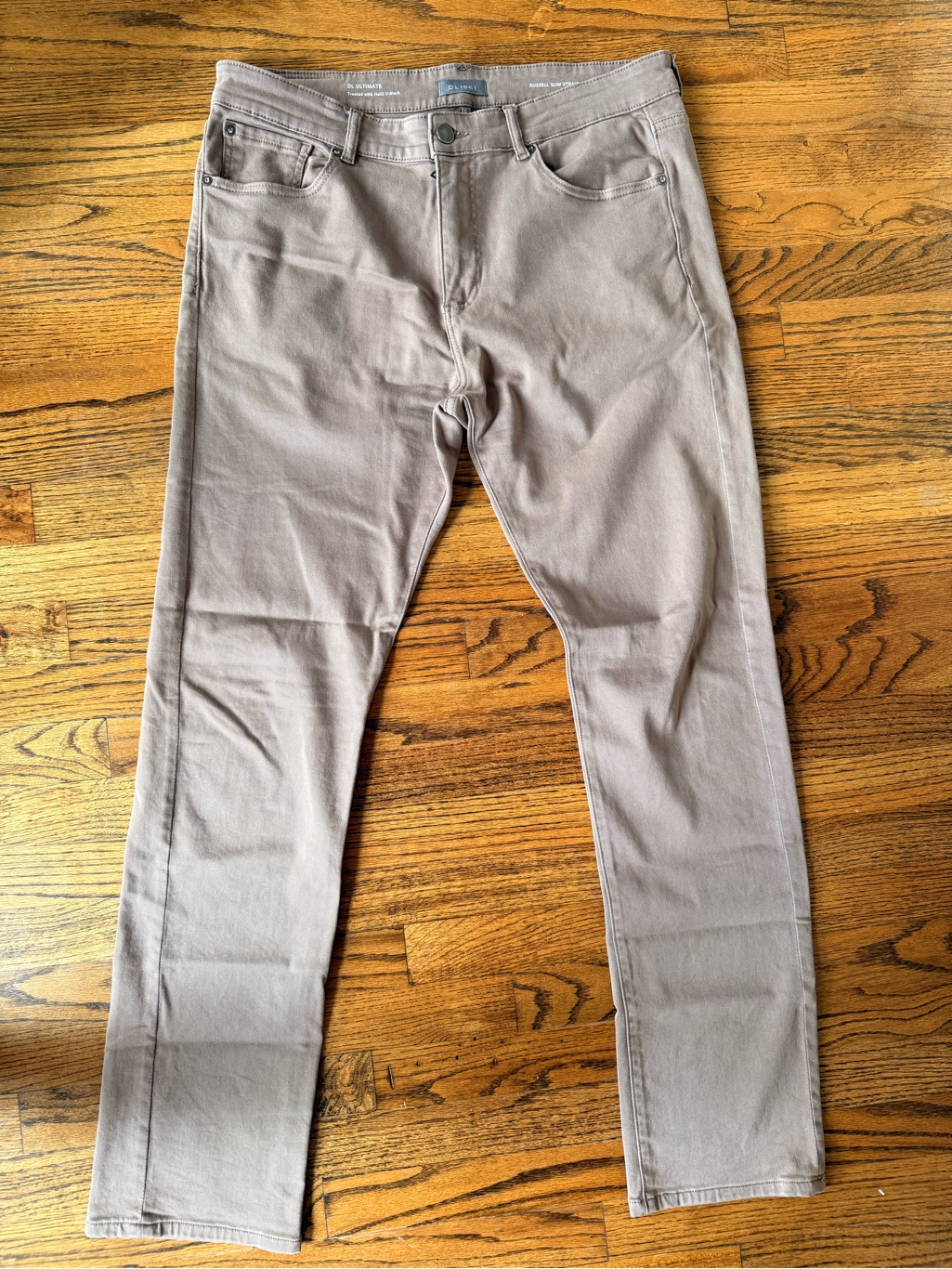 Dl1961 Men's Russell Slim Straight Jeans In Brown